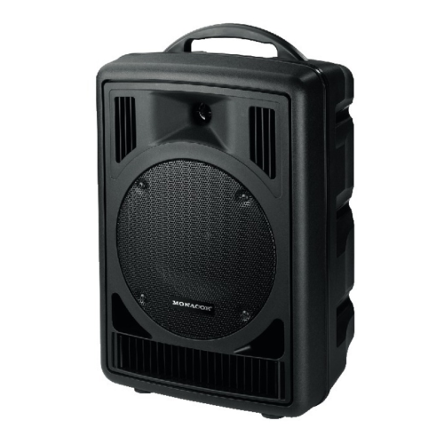 Draagbare speaker - versterker systeem microfoon ontvanger
